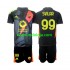 Camisola AS Roma Mile Svilar 99 Guarda-redes Criança Equipamento Primeiro 2024-2025 Manga Curta
